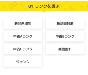iPhoneを買取する際の状態ランクって何？