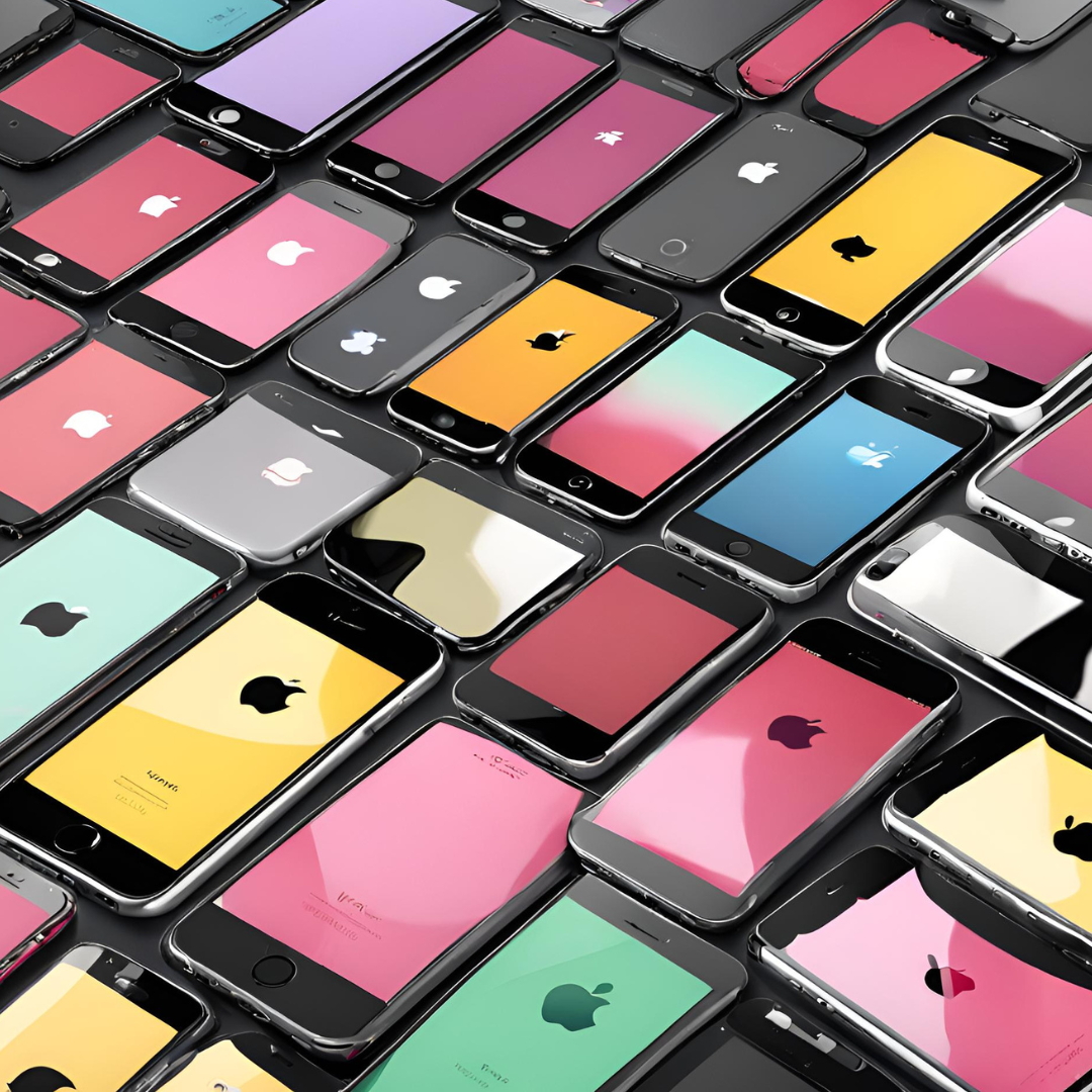 iPhone たくさん 中古 かわいい