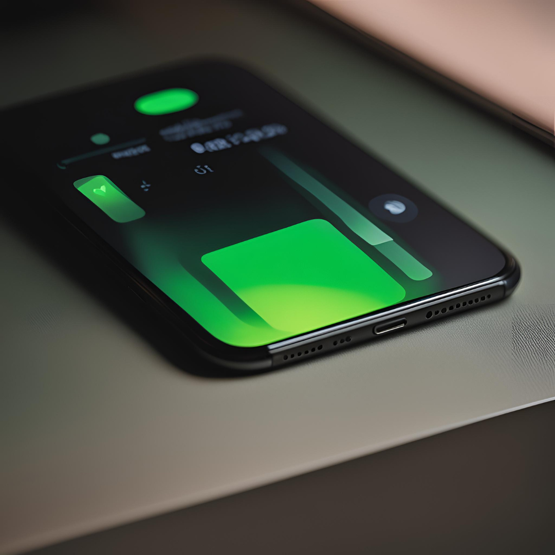iPhone バッテリー 表示