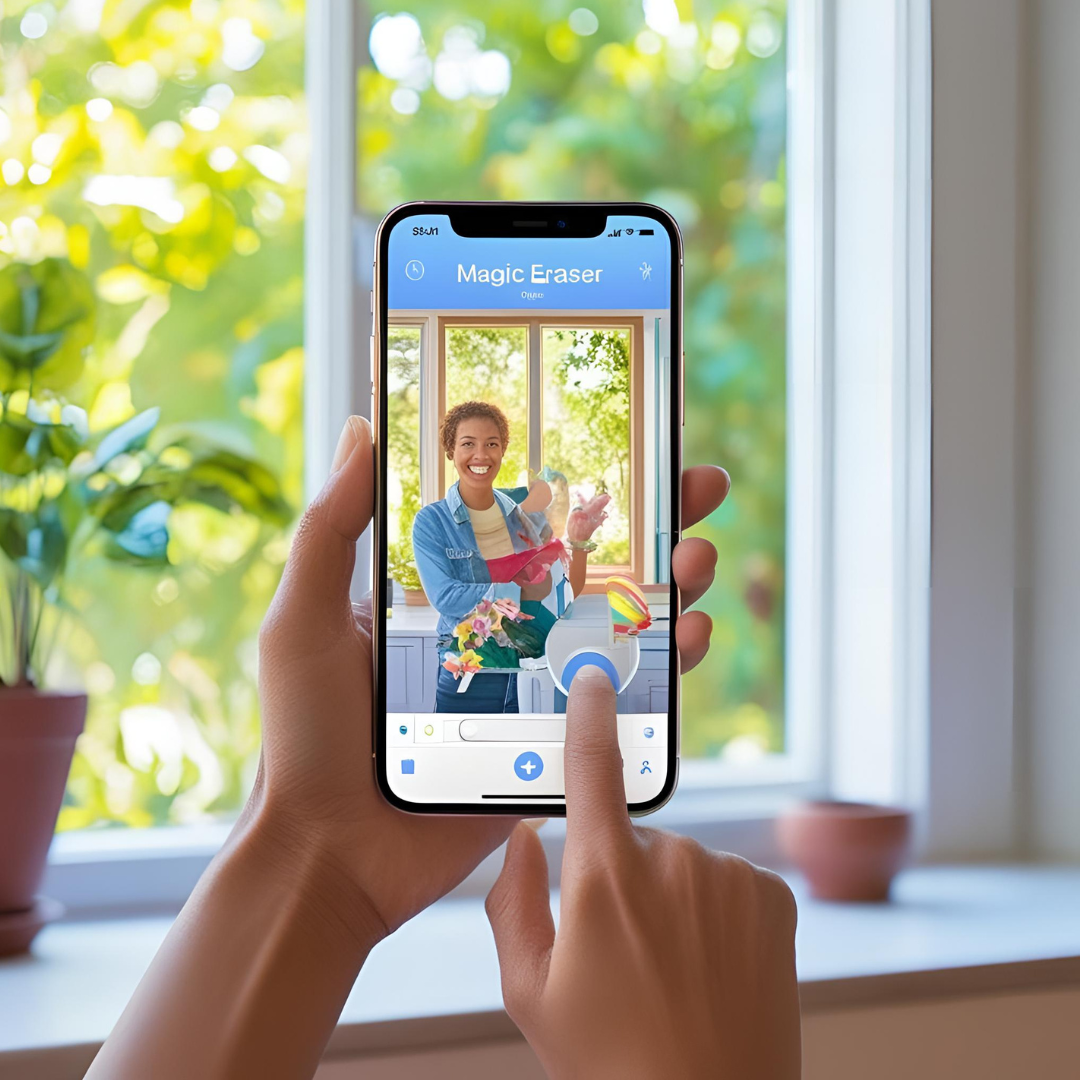 iPhone新機能消しゴム！クリーンアップで写真を美しく！