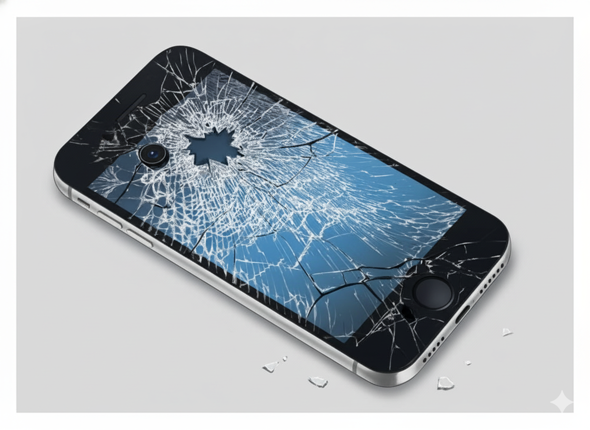 画面割れiPhoneを買取に出す際の注意点と高額査定の理由