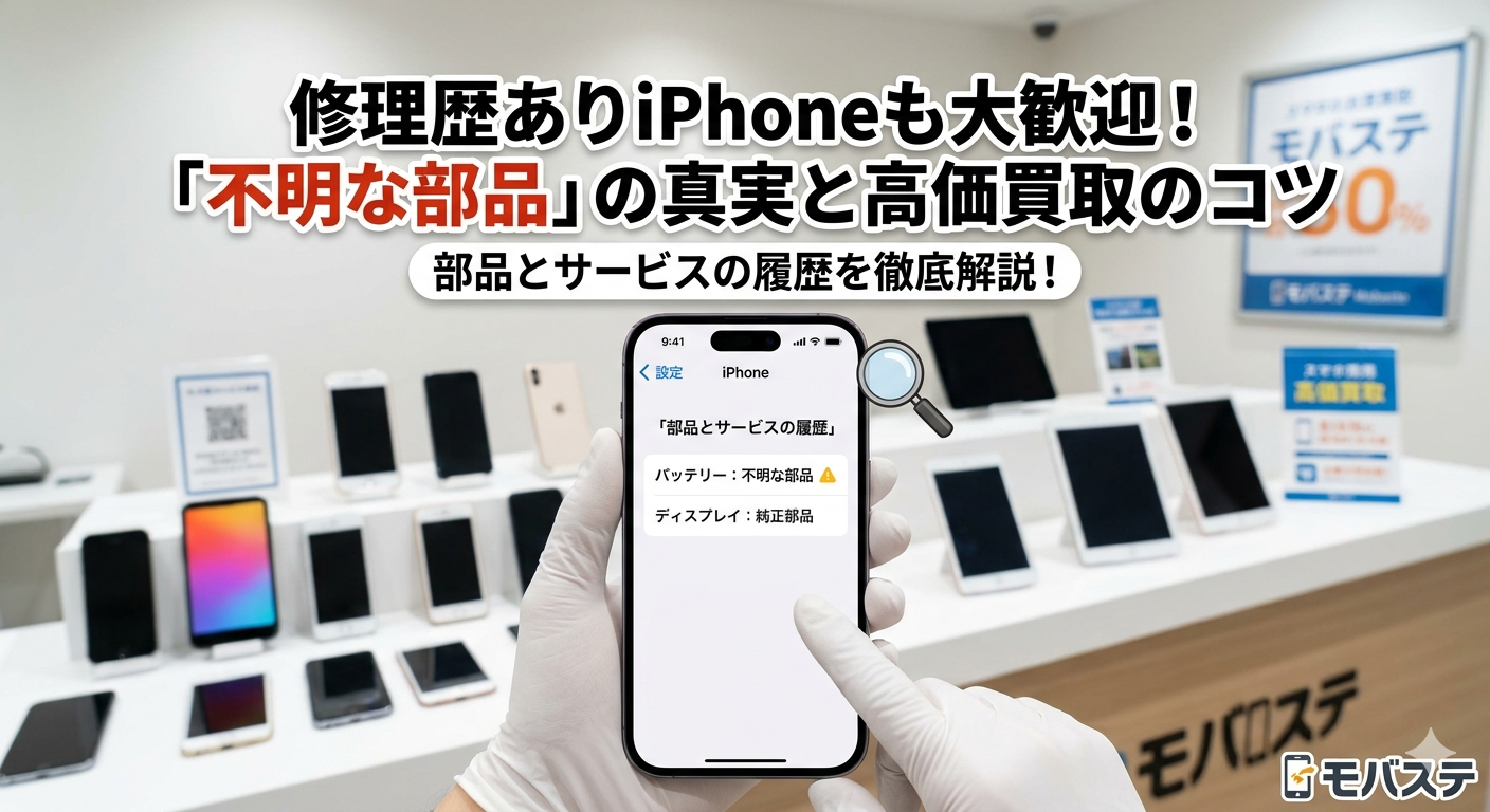 他店で断られたiPhoneも大歓迎！「部品とサービスの履歴」があっても価値を見極める買取の裏側