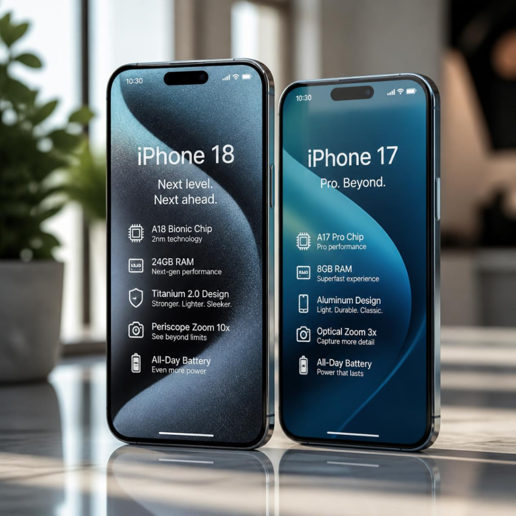 【衝撃比較】iPhone18と17の違いは？どっちを買うべきか徹底解説